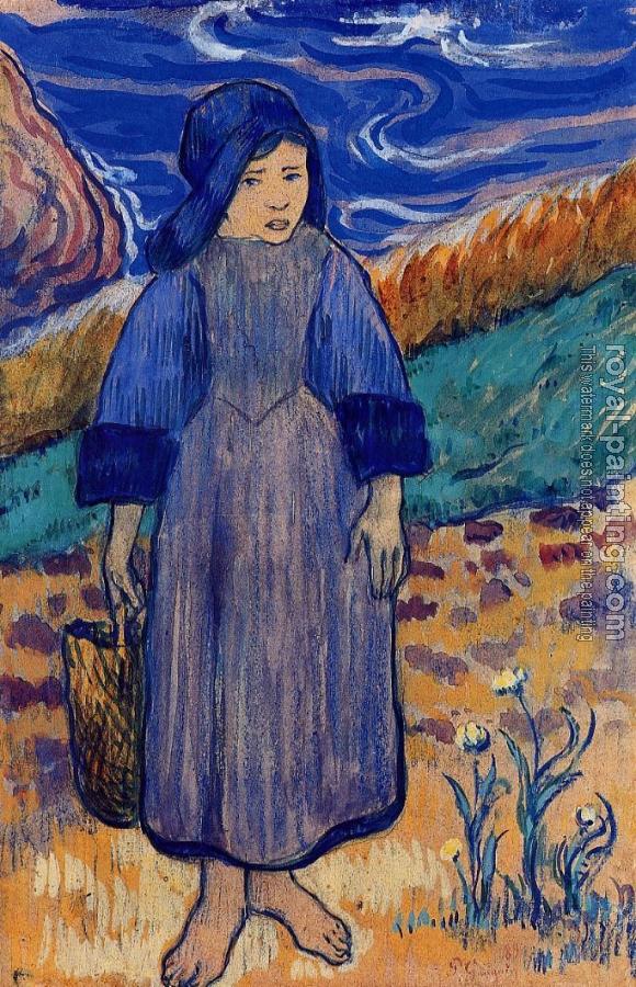 Paul Gauguin : Young Breton by the Sea Paul Gauguin : Young Breton by the Sea